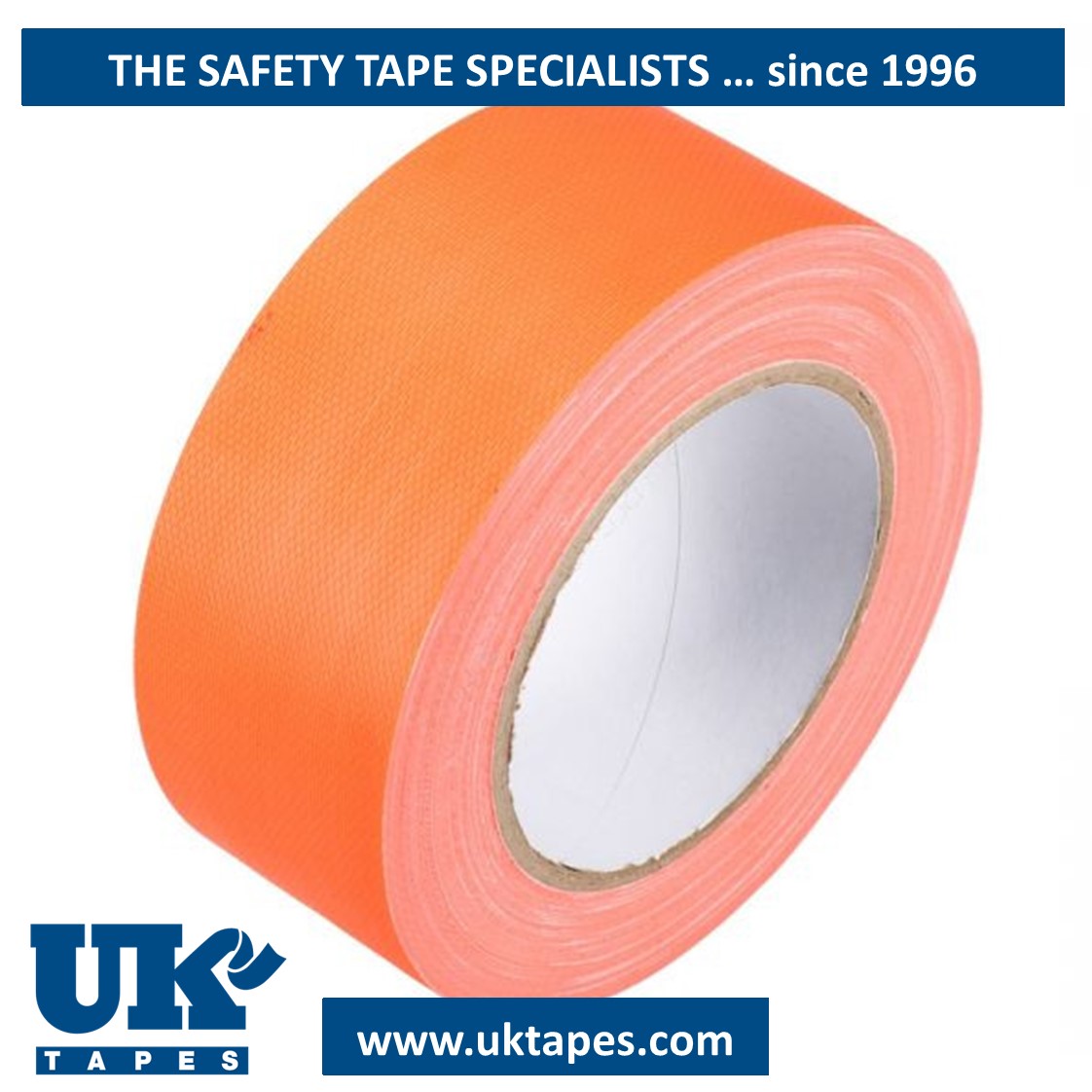 Hi-viz cloth tape (orange)