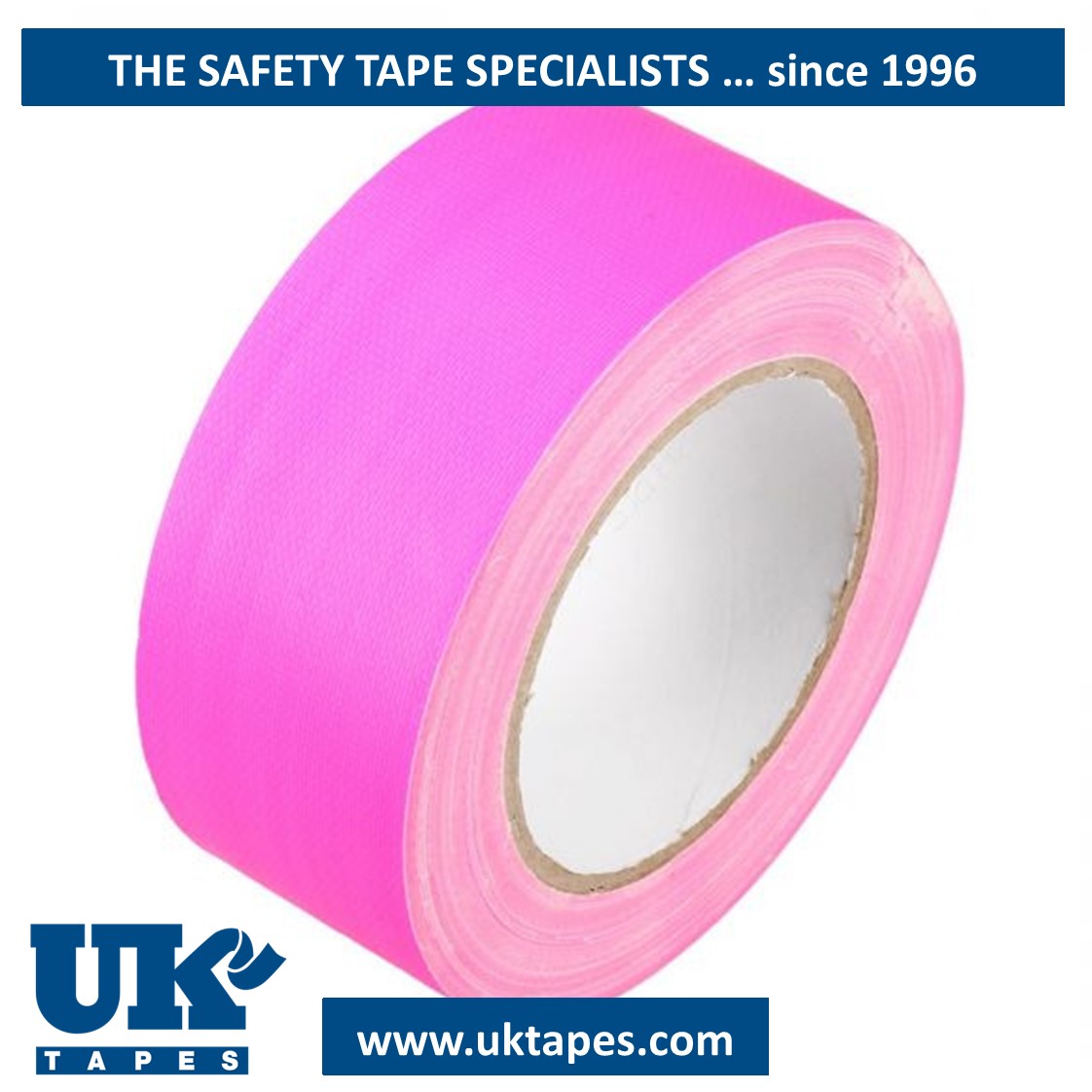 Hi-viz cloth tape (pink)