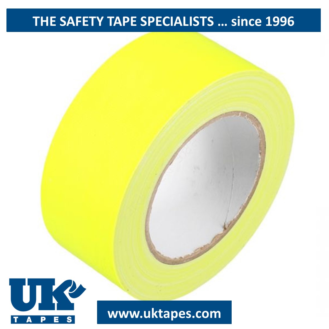 Hi-viz cloth tape (yellow)