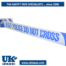 RAF POLICE barrier tape