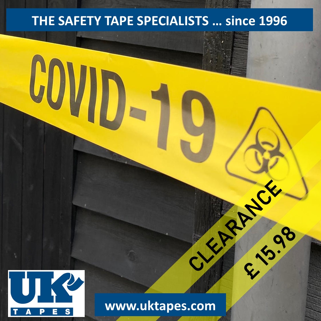 COVID-19 barrier tape (200M)