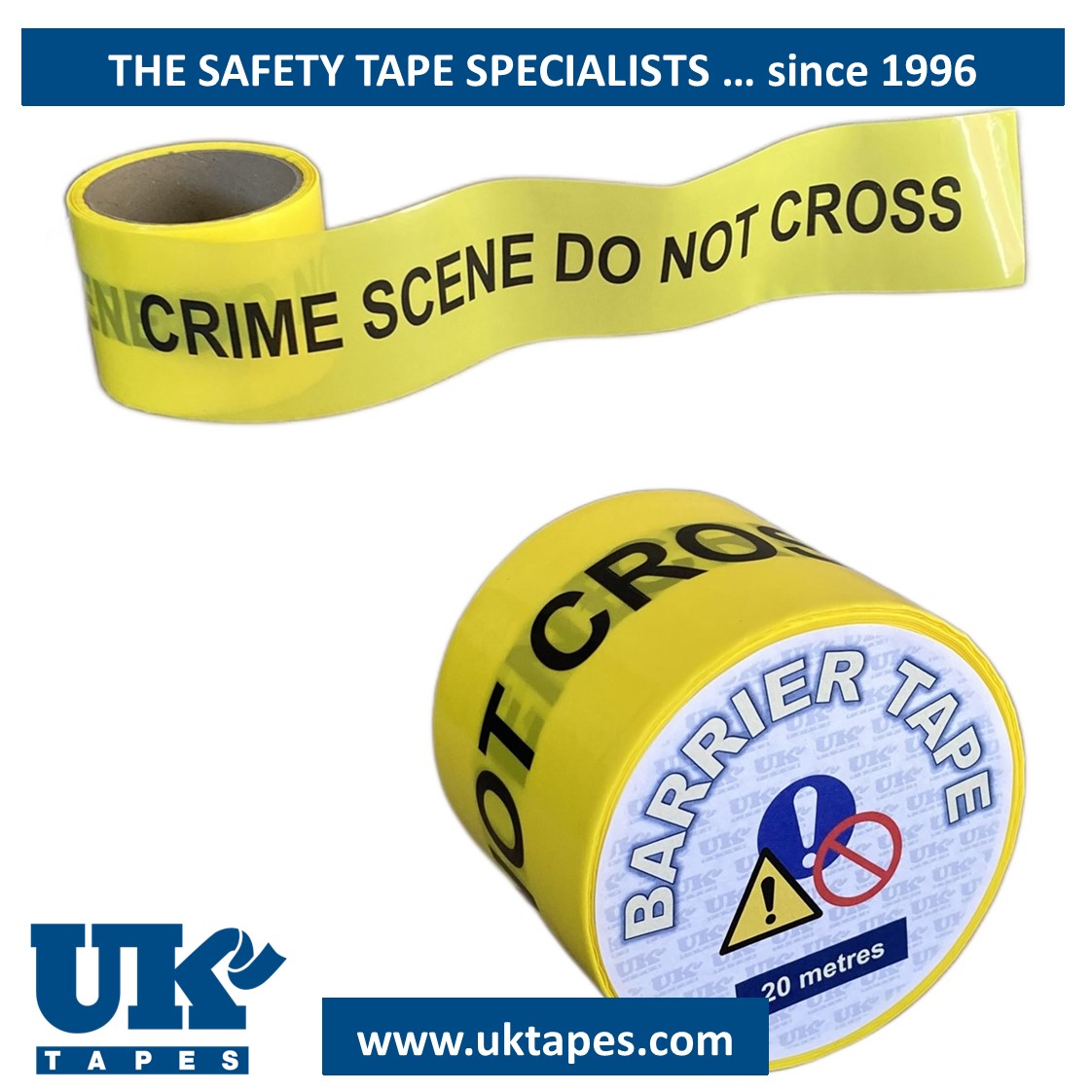 CRIME SCENE DO NOT CROSS barrier tape (20M)