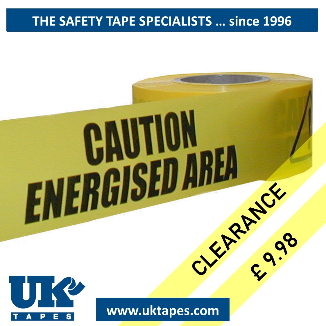 ENERGISED AREA barrier tape (200M)