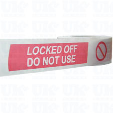 LOCKED OFF DO NOT USE barrier tape (200M)