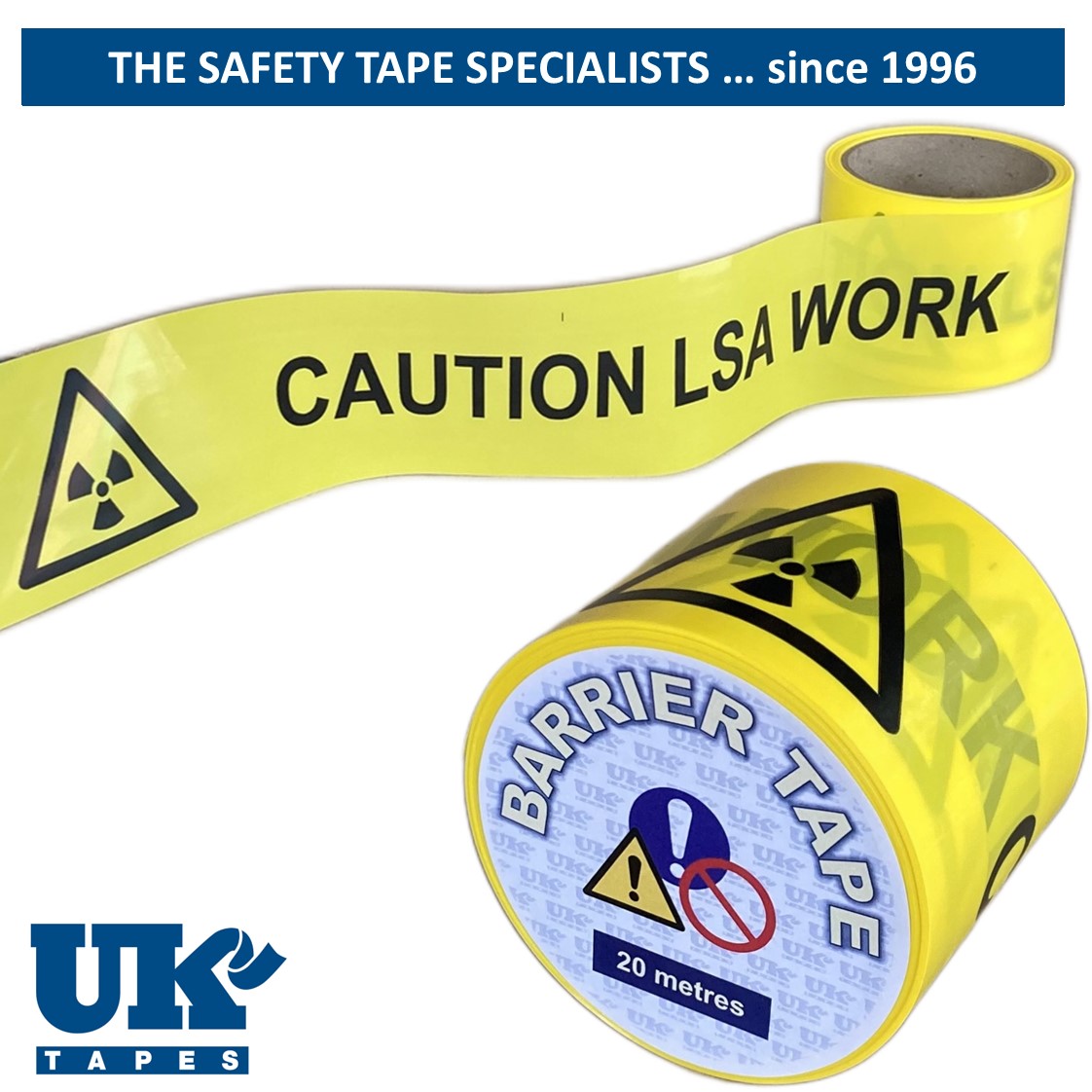 CAUTION LSA WORK barrier tape (20M)