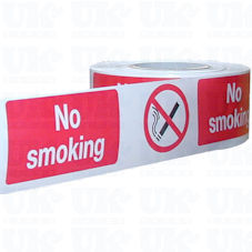 NO SMOKING barrier tape (200M)