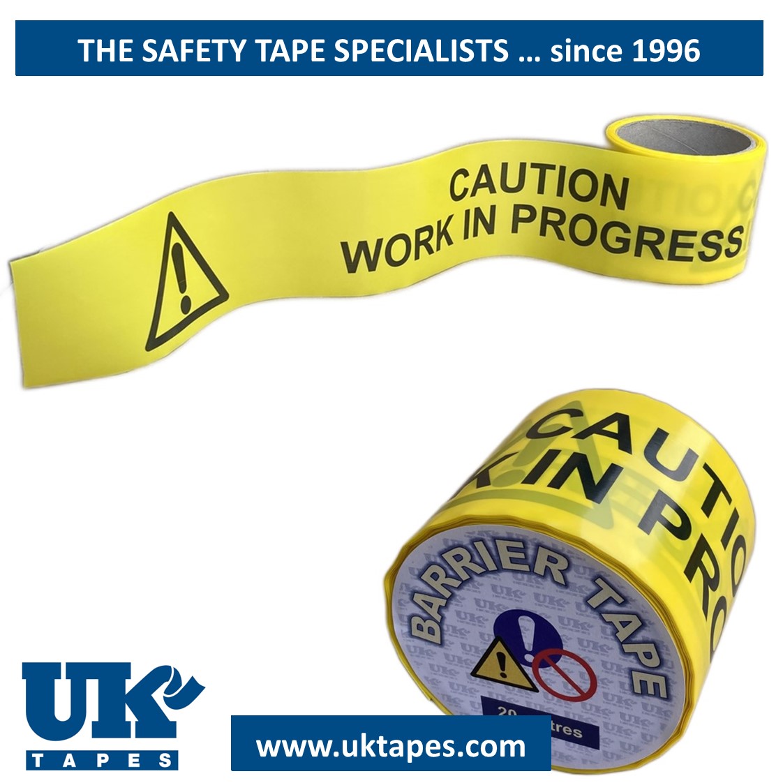 WORK IN PROGRESS barrier tape (20M)