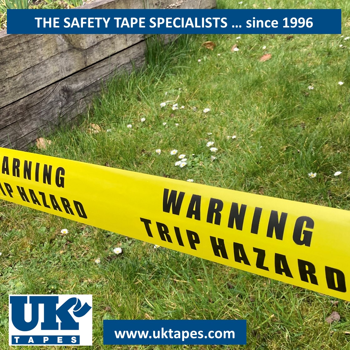 WARNING TRIP HAZARD barrier tape (200M)
