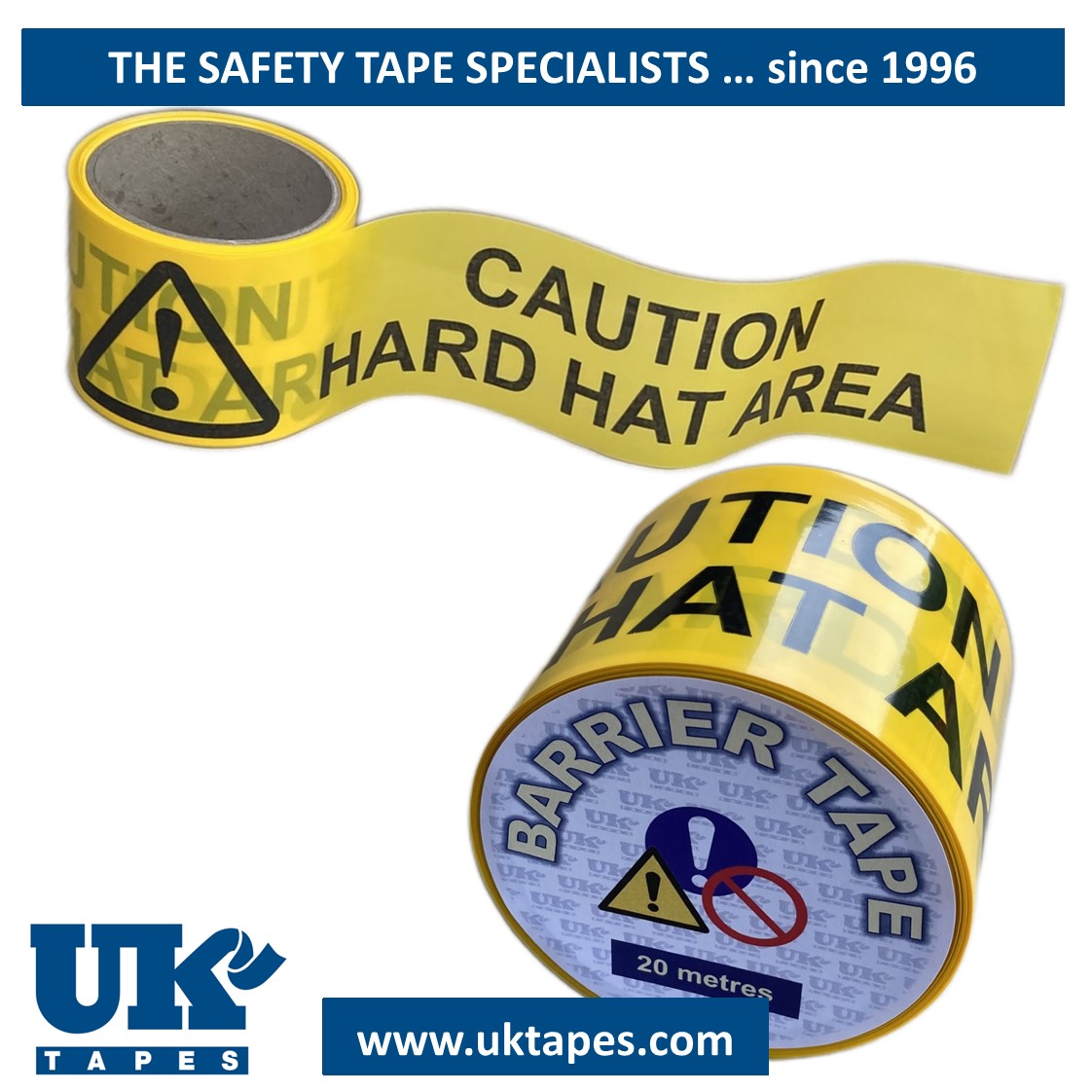 HARD HAT AREA barrier tape (20M)