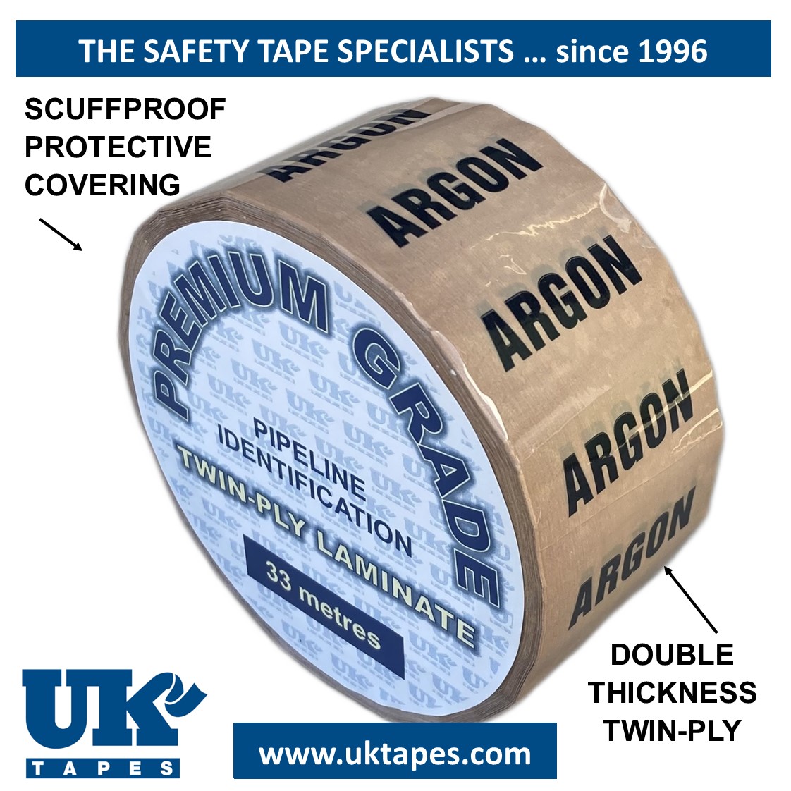 ARGON Pipe Marking Tape