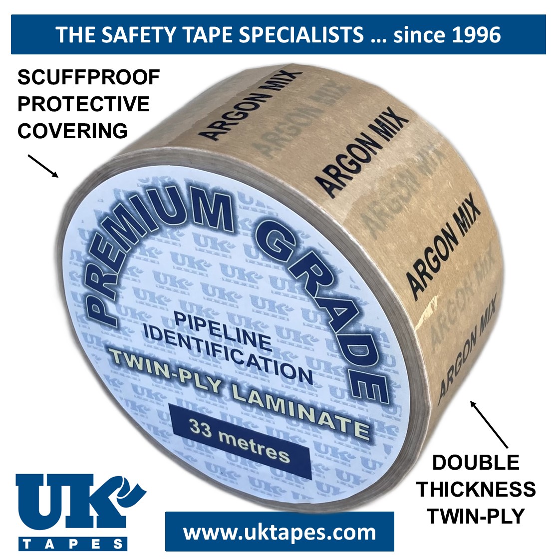 ARGON MIX Pipe Marking Tape