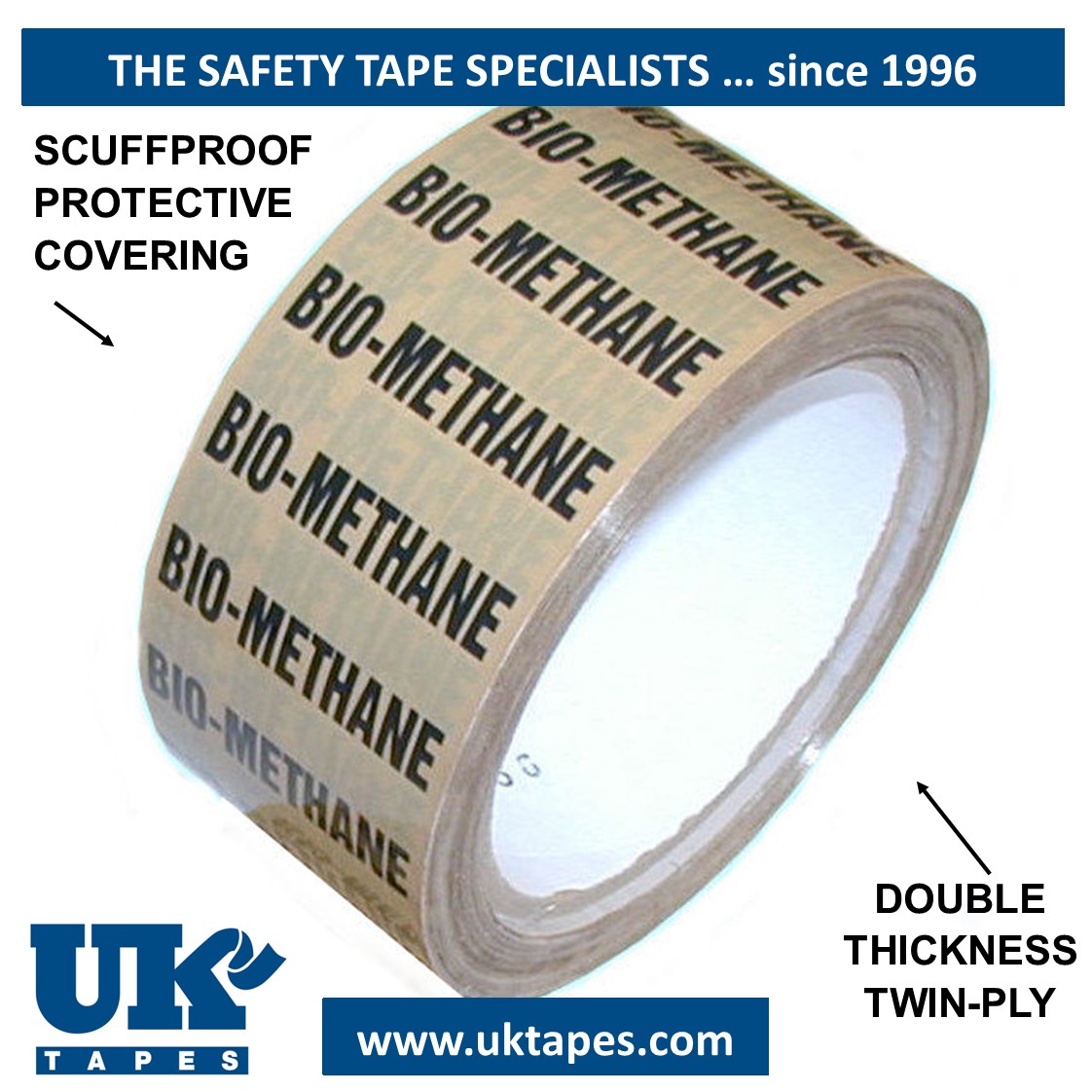 BIO-METHANE Pipe Marking Tape