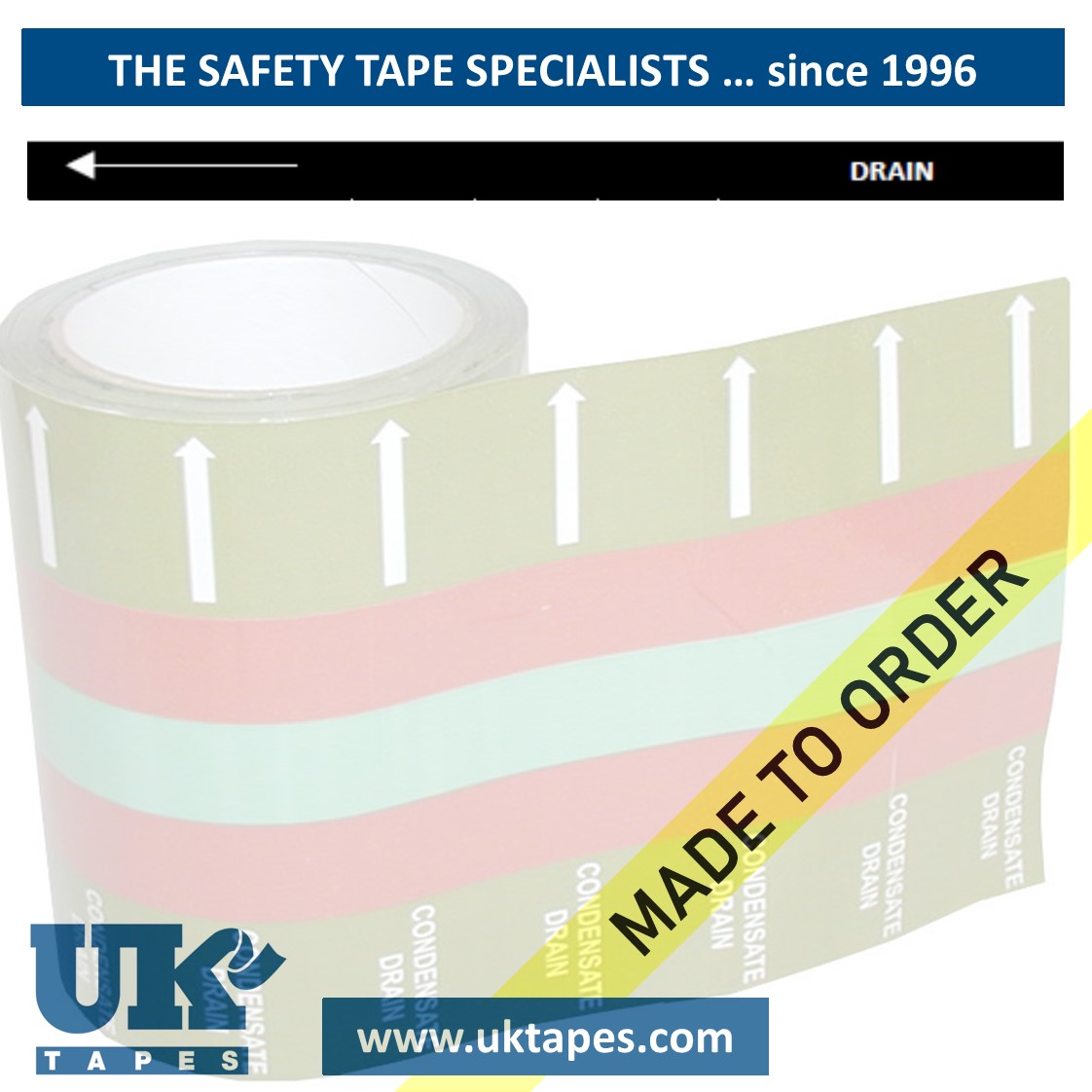 DRAIN self-adhesive pipe banding tape