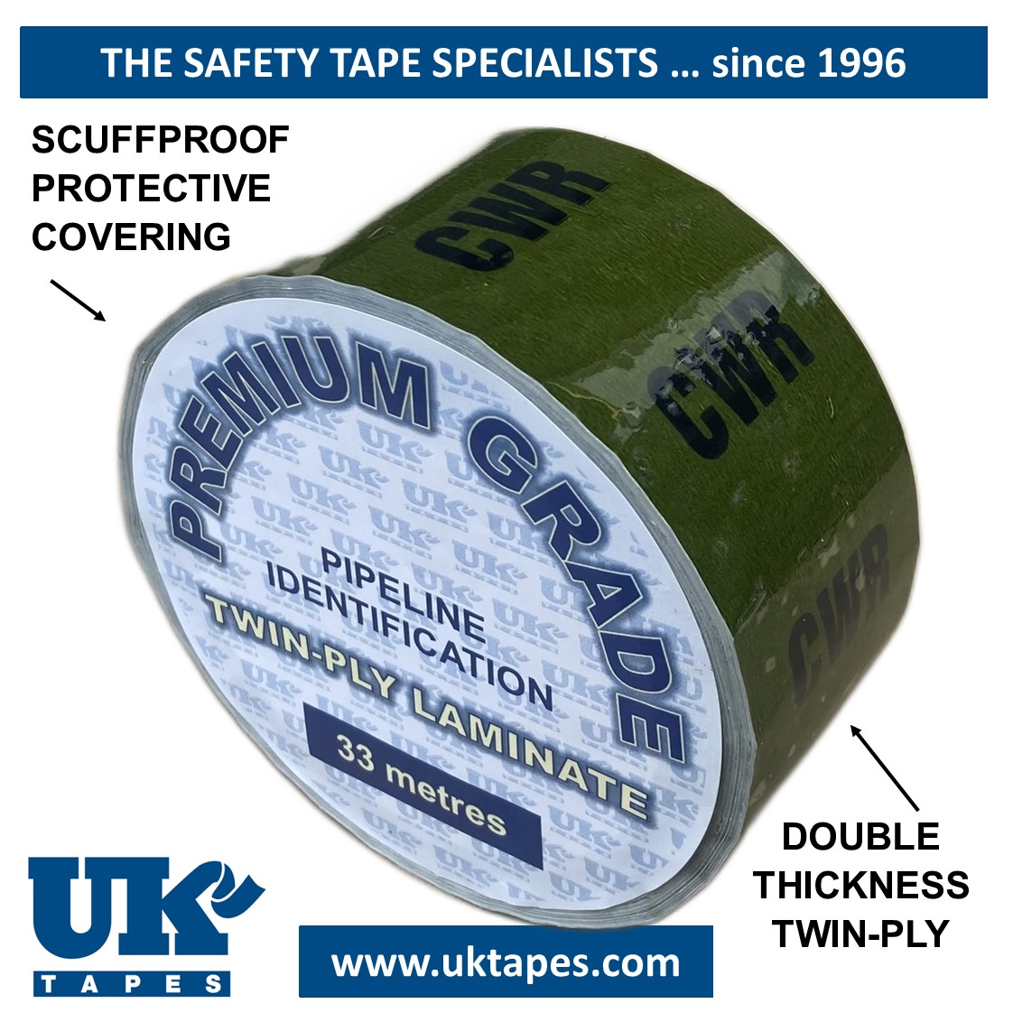 CWR Pipe Marking Tape
