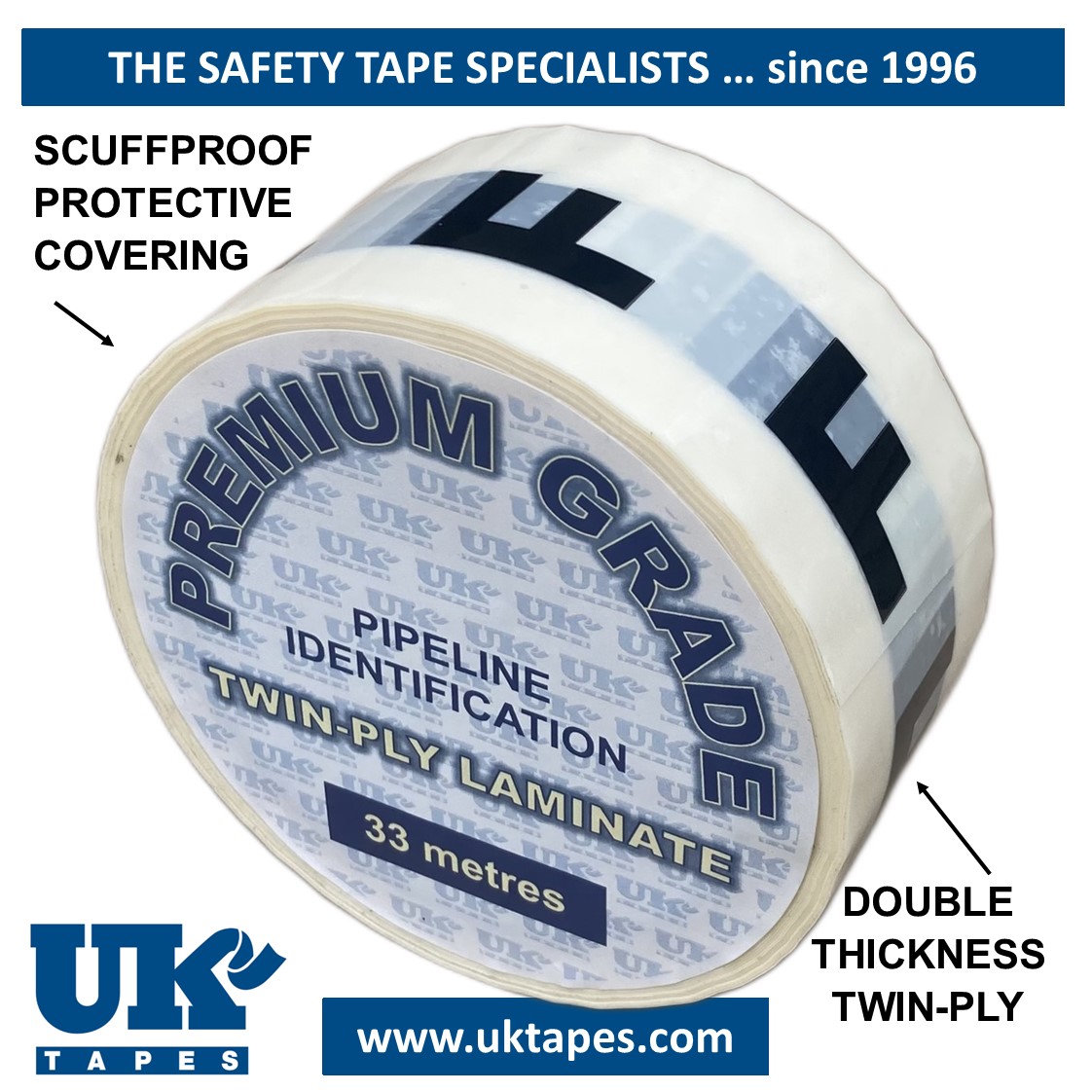 F Pipe Marking Tape