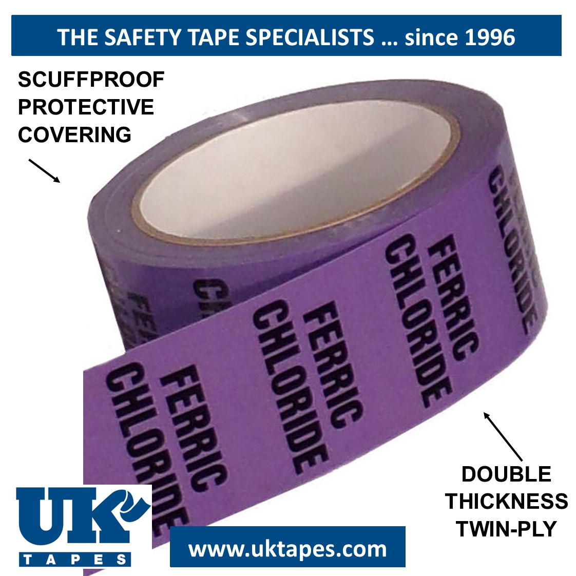 FERRIC CHLORIDE Pipe Marking Tape