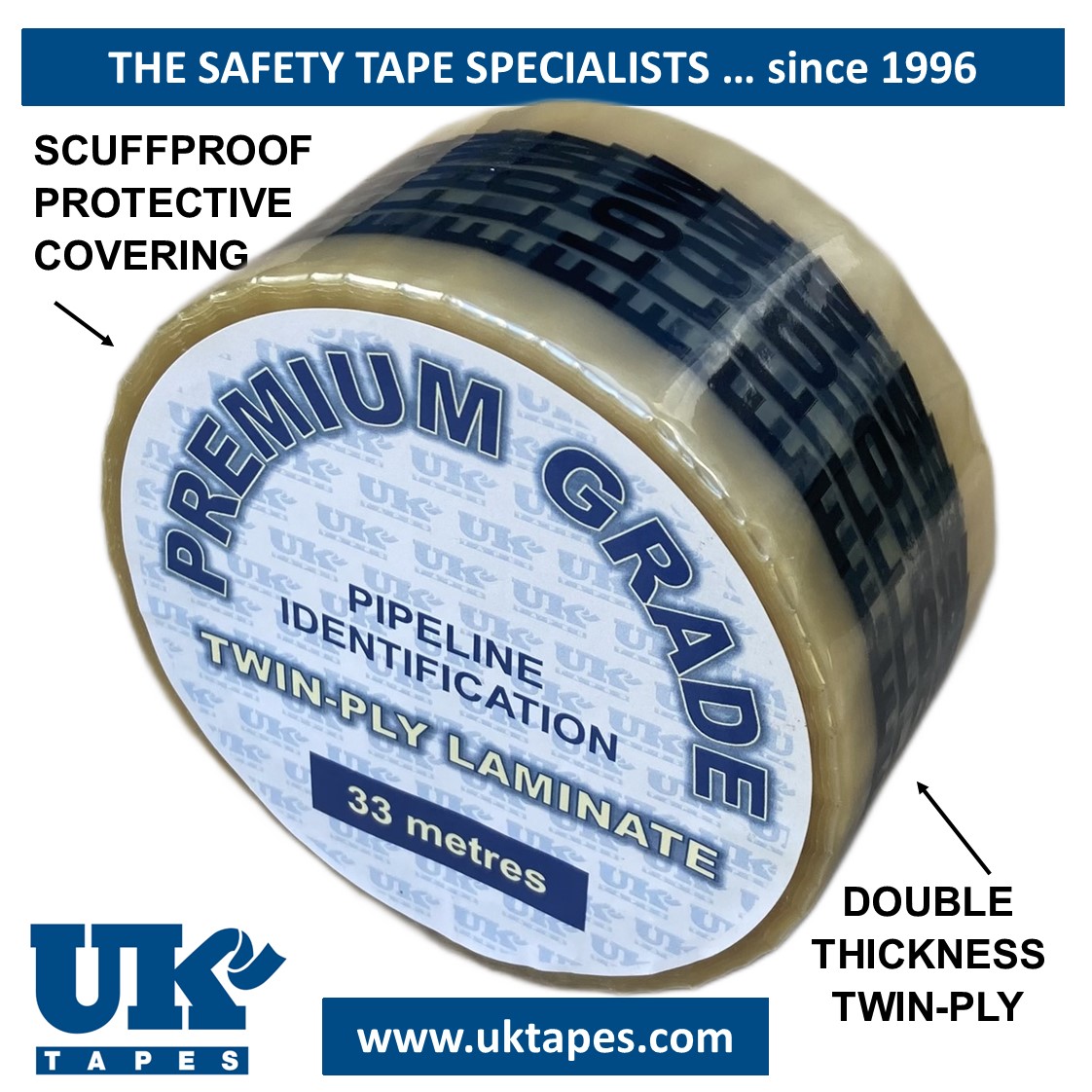 FLOW Pipe Marking Tape