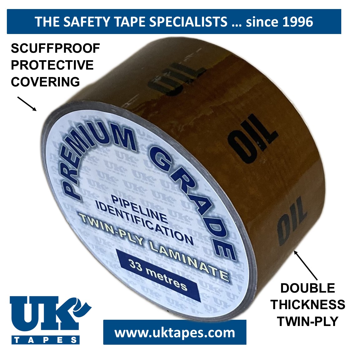 OIL Pipe Marking Tape