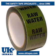RAW WATER Pipe Marking Tape