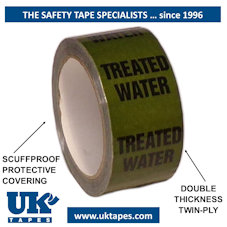 TREATED WATER Pipe Marking Tape