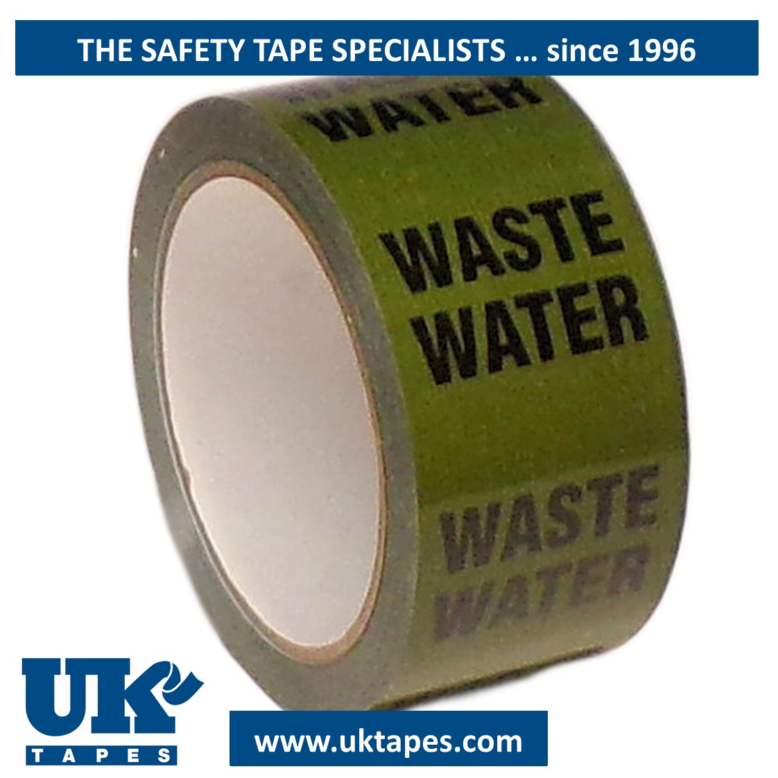 WASTE WATER Pipe Marking Tape