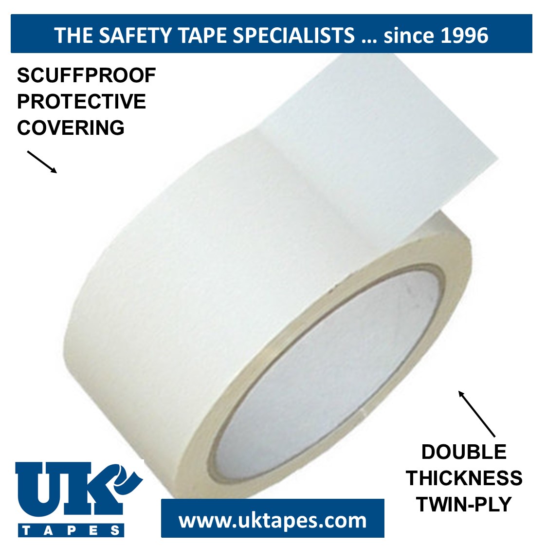 WHITE 00-E-55 Pipe Marking Tape