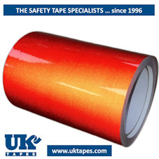Red reflective tape (150mm x 10M)