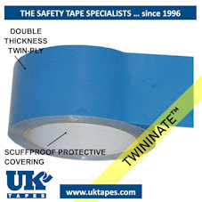 TWININATE&trade; marking tape: blue