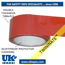 TWININATE&trade; marking tape: red