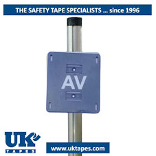 AV-plate & marker post set (aluminium)