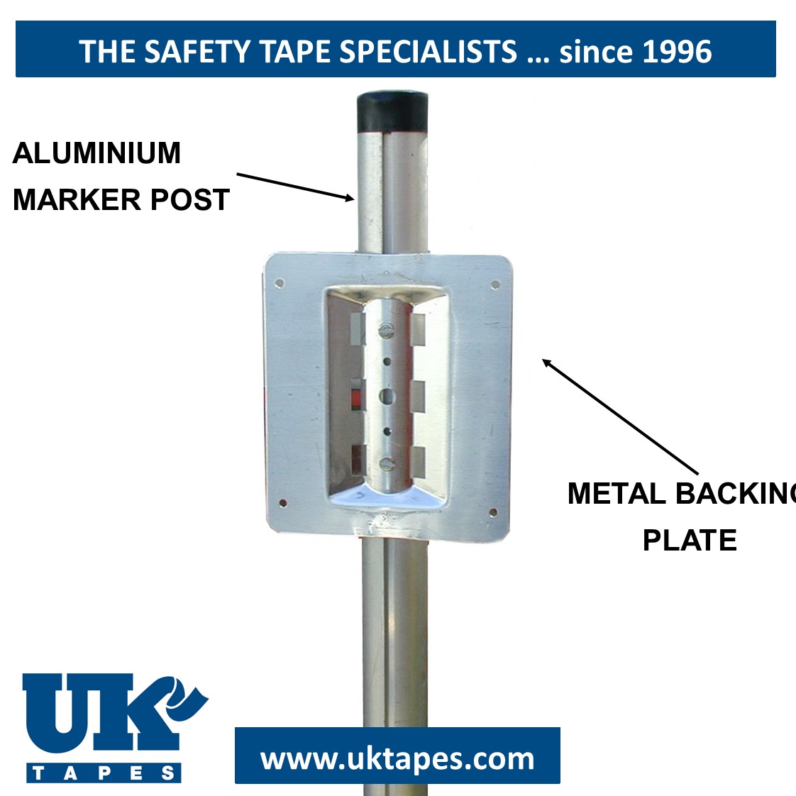 Post: Aluminium hydrant marker post