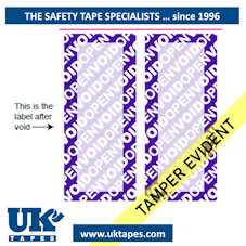 Tamper Evident Labels (pack of 1000)