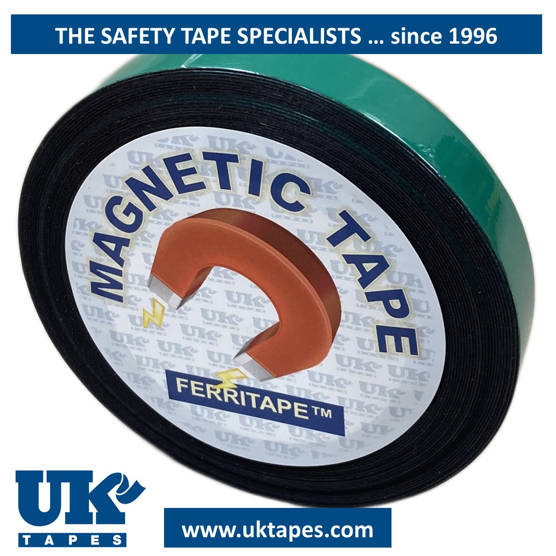 Green magnetic tape (20mm)