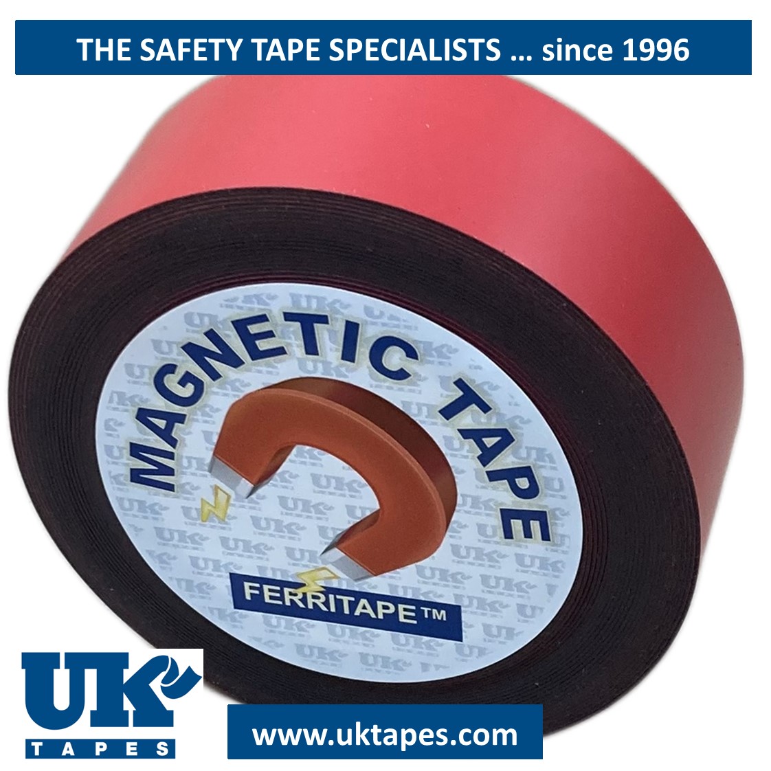 FERRITAPE&trade; magnetic tape: red