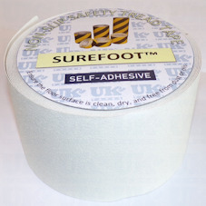 SUREFOOT&trade; Anti-slip tape: white (100mm)