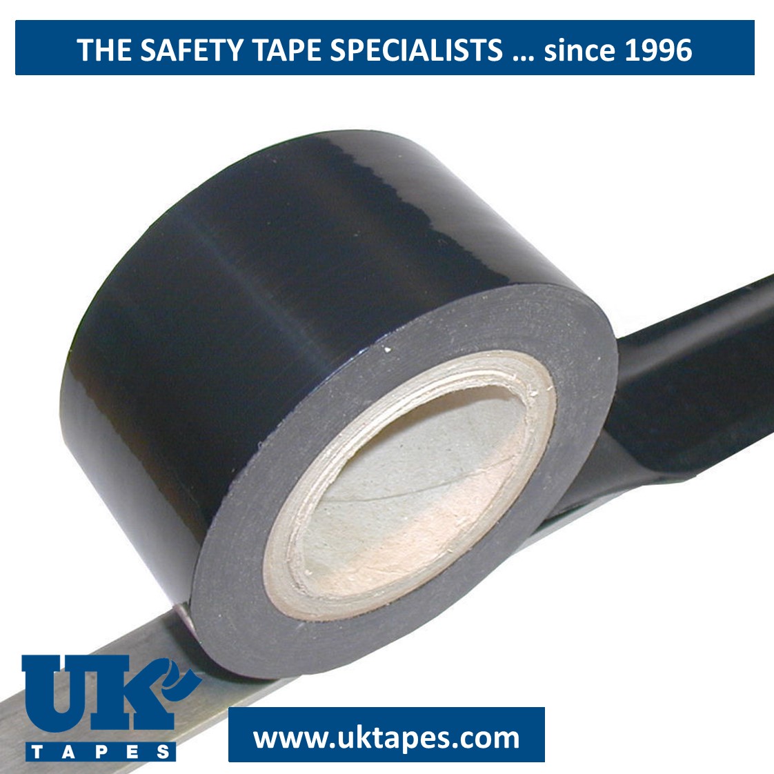 Low tack tape: black (100mm)