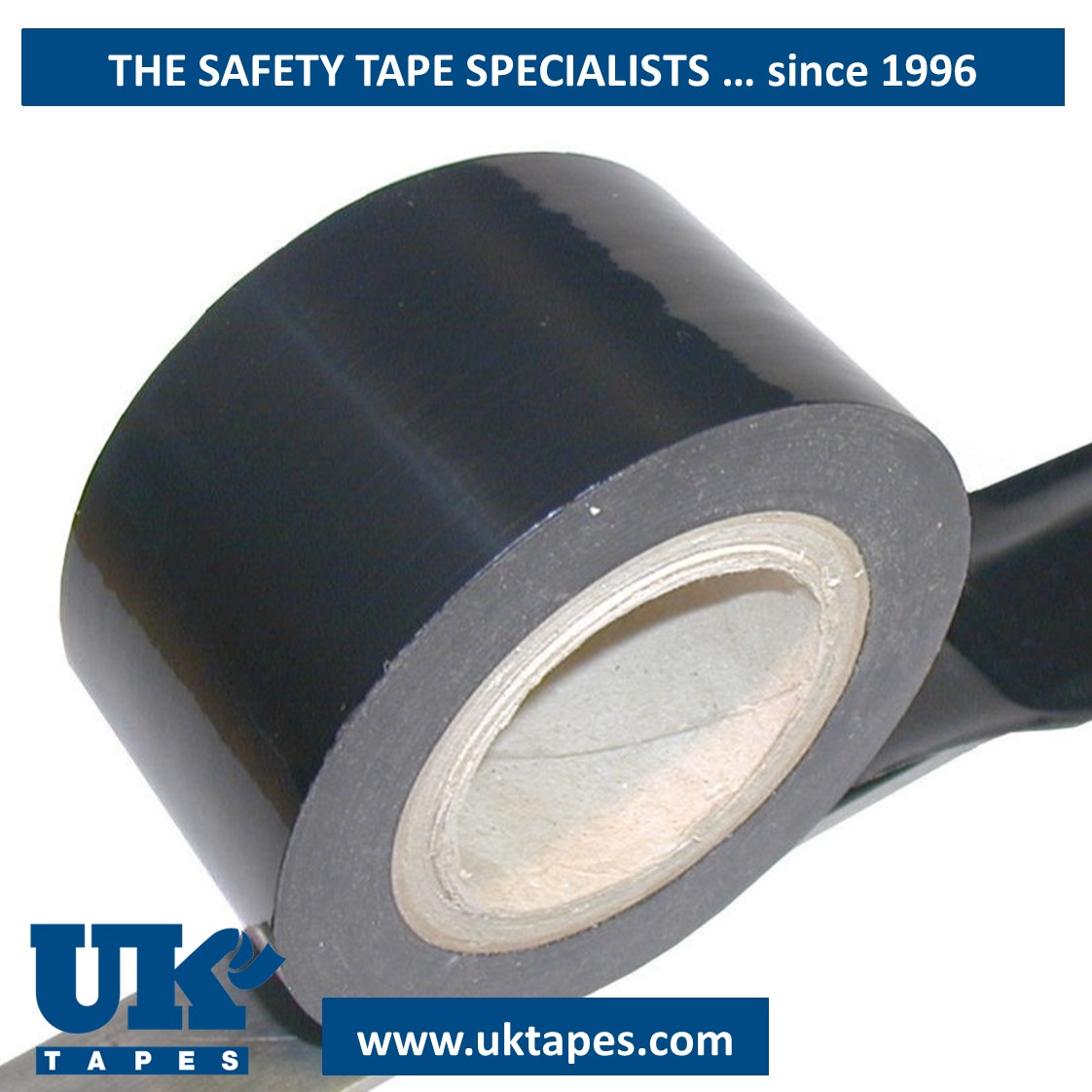 Low tack tape: black (50mm)